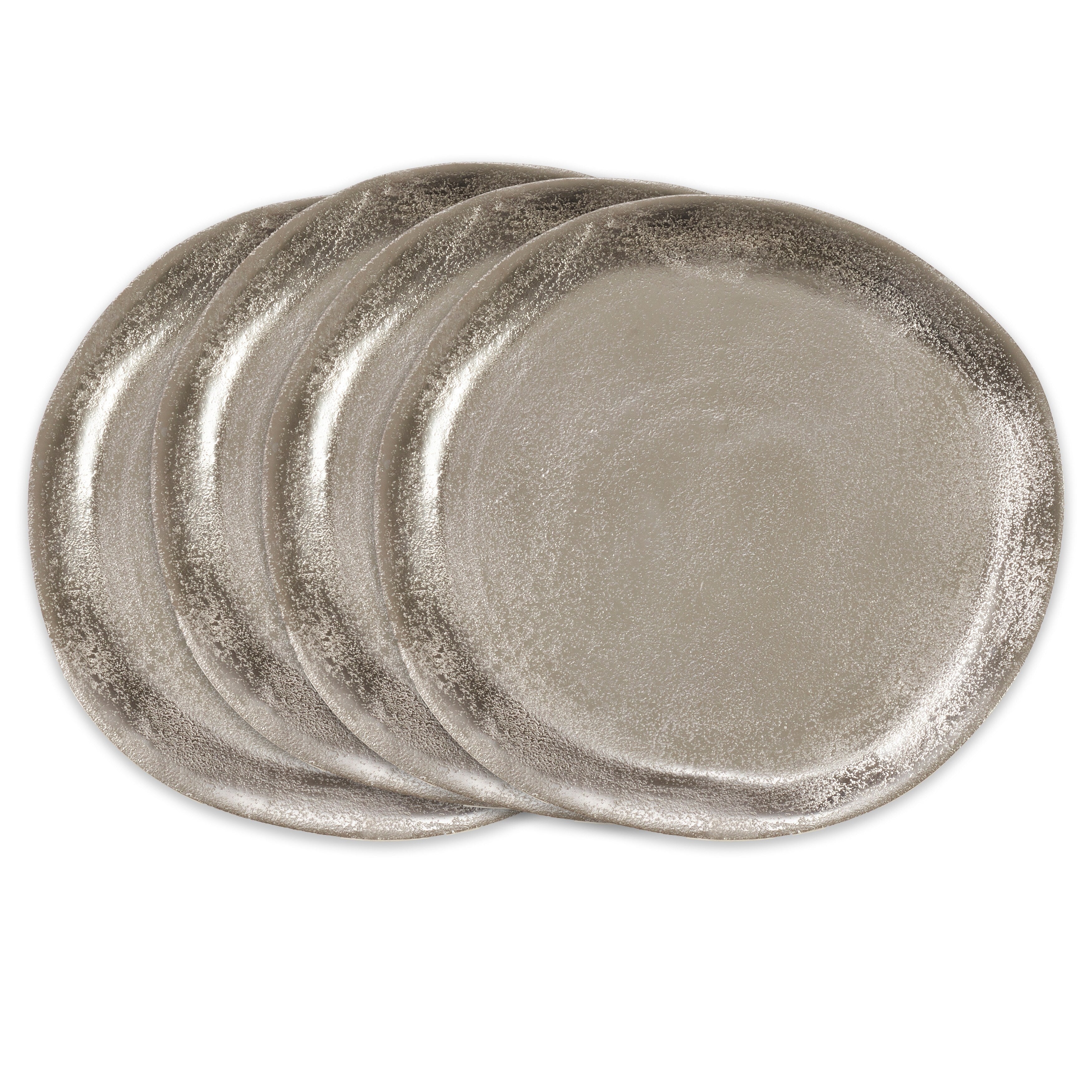 Aluminum Charger Plates (Set of 4)