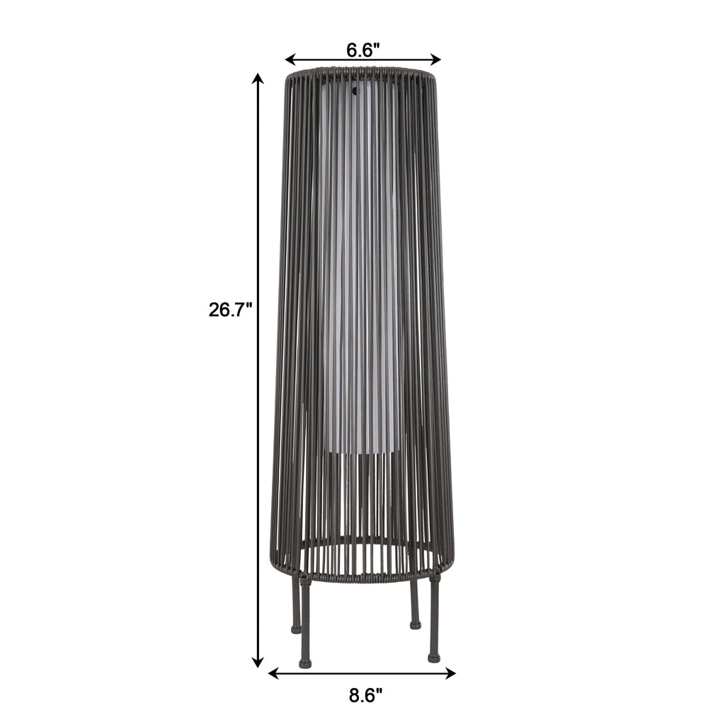 2 Pack Outdoor Solar Light Floor Lamps