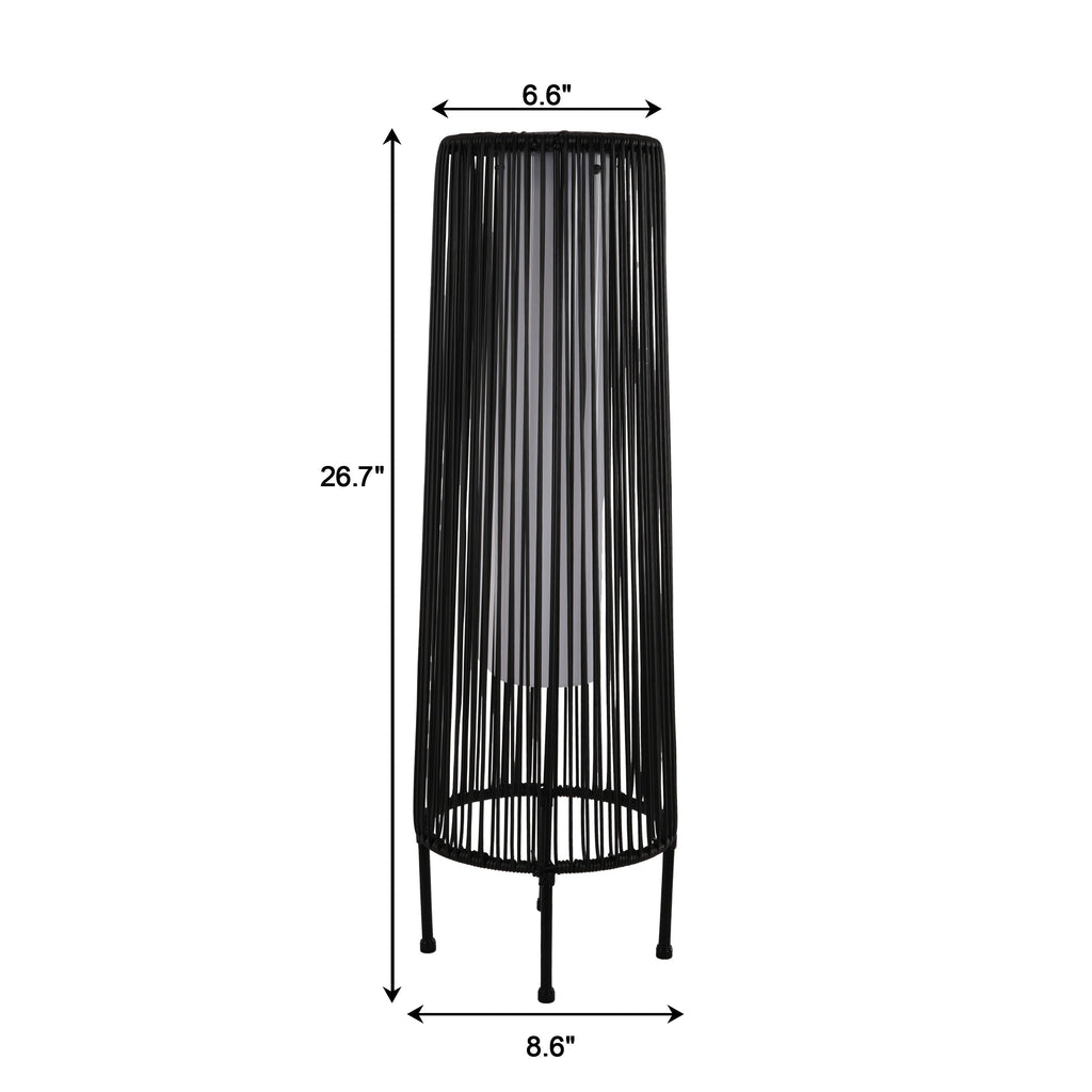 2 Pack Outdoor Solar Light Floor Lamps
