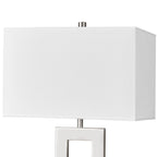 22 Gray USB Table Lamp Set With Touch Control