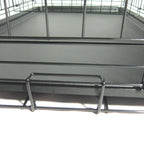 24 to 48 Pet Kennel Cat Dog Folding Steel Crate Animal Playpen Wire Metal
