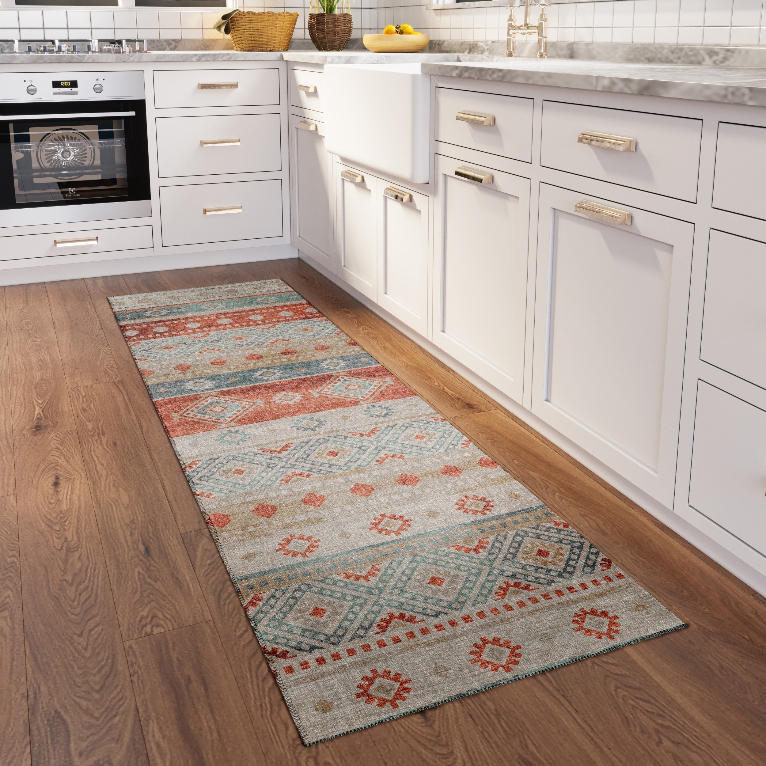Addison Indoor/ Outdoor Yuma Southwest Boho Washable Rug