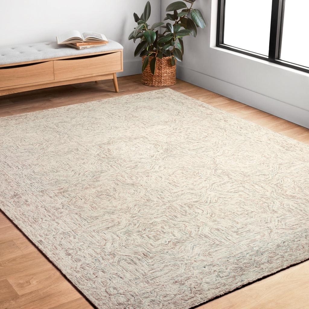 Alexander Home Aspen Neutral Hand-tufted Contemporary Wool Rug