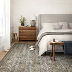 Alexander Home Isabelle Shabby Chic Vintage Distressed Printed Area Rug