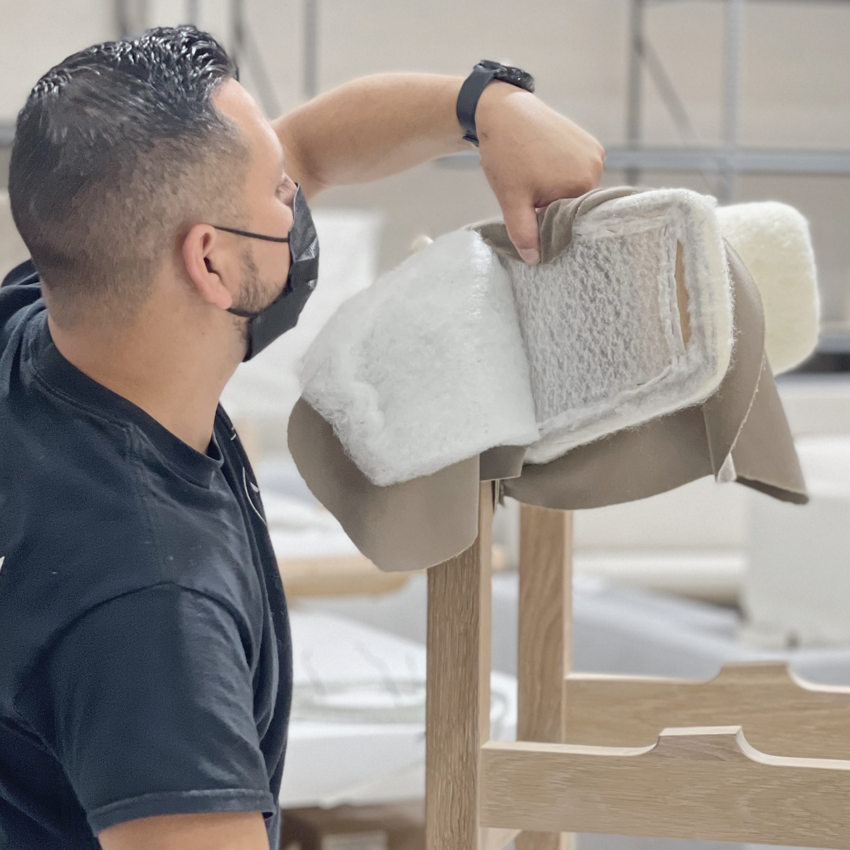 Tabouret de comptoir en arche